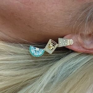 🔥LAST PAIR🔥 Happy Hour Margarita Hinged Drop Earrings